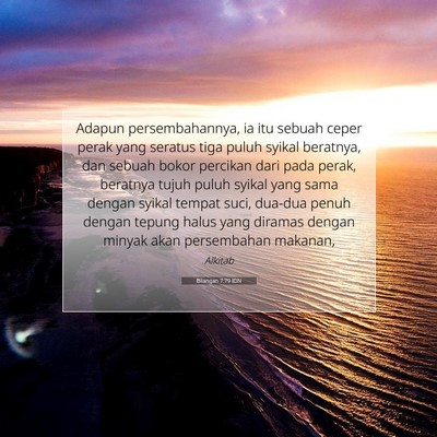 Bilangan 7:79 Ayat Alkitab Dijelaskan