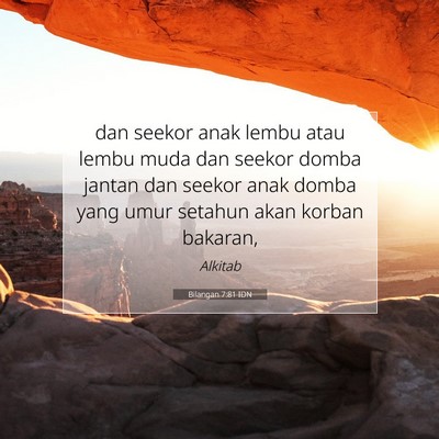 Bilangan 7:81 Ayat Alkitab Dijelaskan