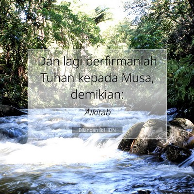 Bilangan 8:1 IDN Gambar Ayat Alkitab