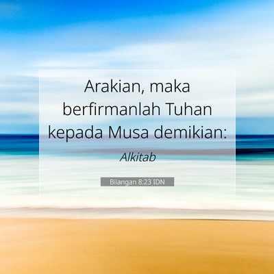 Bilangan 8:23 Ayat Alkitab Dijelaskan