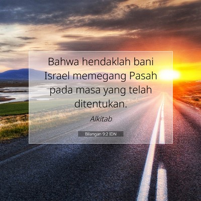 Bilangan 9:2 Ayat Alkitab Dijelaskan
