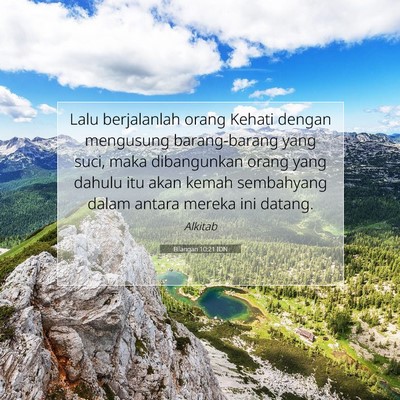 Bilangan 10:21 IDN Gambar Ayat Alkitab