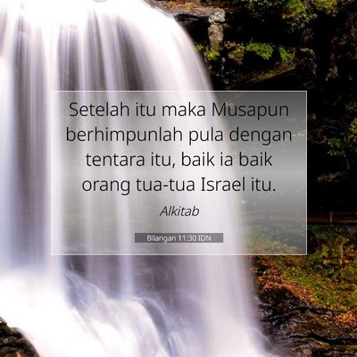 Bilangan 11:30 Ayat Alkitab Dijelaskan