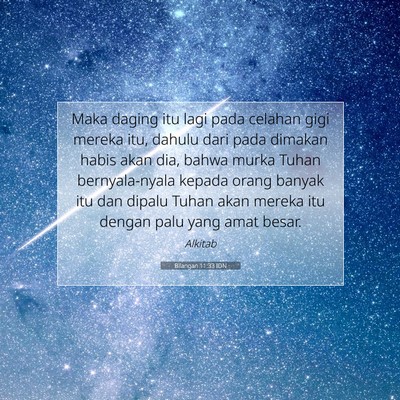 Bilangan 11:33 Ayat Alkitab Dijelaskan