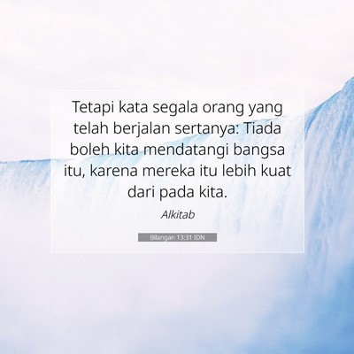 Bilangan 13:31 IDN Gambar Ayat Alkitab