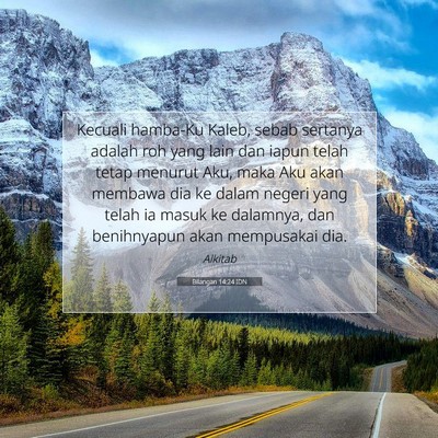 Bilangan 14:24 Ayat Alkitab Dijelaskan