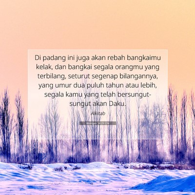 Bilangan 14:29 IDN Gambar Ayat Alkitab