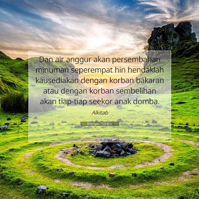 Bilangan 15:5 Ayat Alkitab Dijelaskan