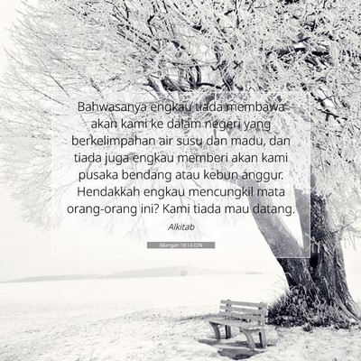 Bilangan 16:14 Ayat Alkitab Dijelaskan