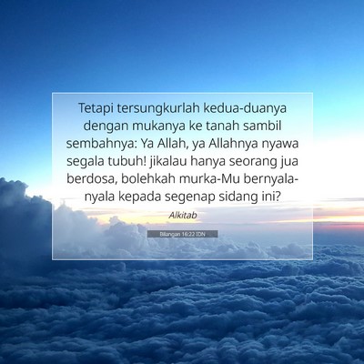 Bilangan 16:22 IDN Gambar Ayat Alkitab