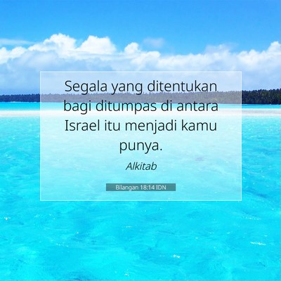 Bilangan 18:14 Ayat Alkitab Dijelaskan