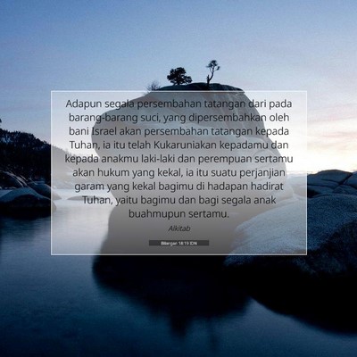 Bilangan 18:19 Ayat Alkitab Dijelaskan