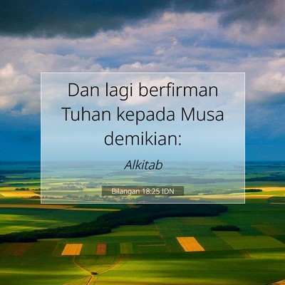 Bilangan 18:25 Ayat Alkitab Dijelaskan
