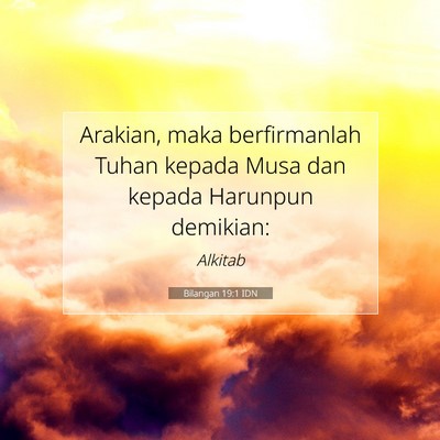 Bilangan 19:1 Ayat Alkitab Dijelaskan