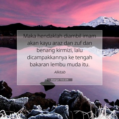 Bilangan 19:6 IDN Gambar Ayat Alkitab