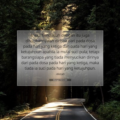 Bilangan 19:12 IDN Gambar Ayat Alkitab