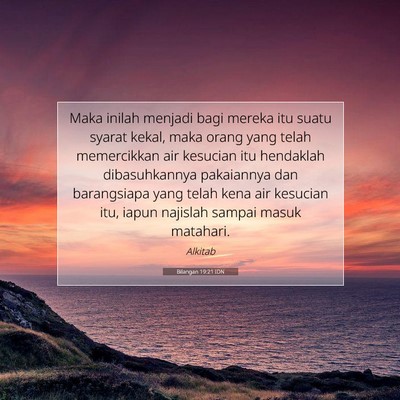 Bilangan 19:21 IDN Gambar Ayat Alkitab