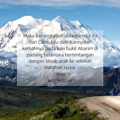 Bilangan 21:11 Ayat Alkitab Dijelaskan