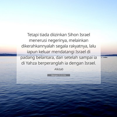 Bilangan 21:23 Ayat Alkitab Dijelaskan
