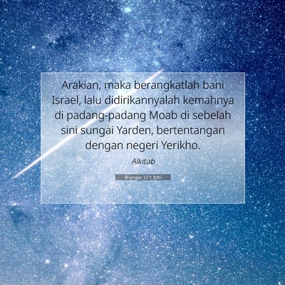 Bilangan 22:1 IDN Gambar Ayat Alkitab