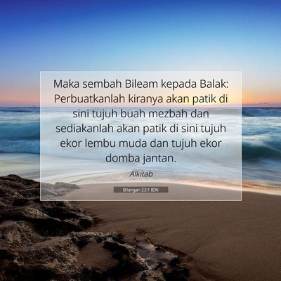 Bilangan 23:1 Ayat Alkitab Dijelaskan