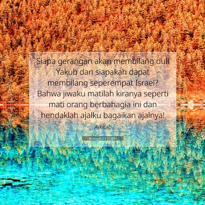 Bilangan 23:10 IDN Gambar Ayat Alkitab