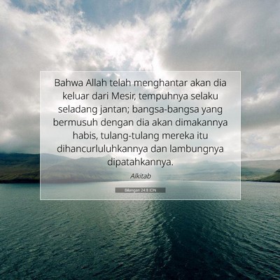 Bilangan 24:8 IDN Gambar Ayat Alkitab