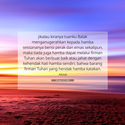 Bilangan 24:13 IDN Gambar Ayat Alkitab