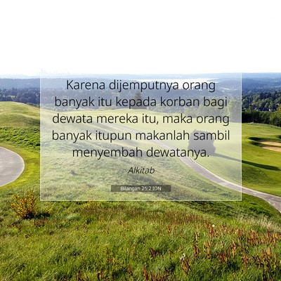 Bilangan 25:2 IDN Gambar Ayat Alkitab