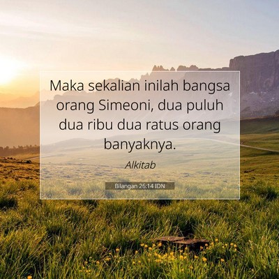 Bilangan 26:14 IDN Gambar Ayat Alkitab