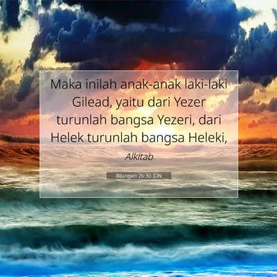 Bilangan 26:30 Ayat Alkitab Dijelaskan