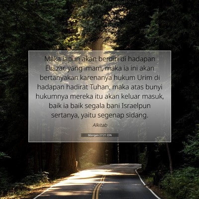 Bilangan 27:21 Ayat Alkitab Dijelaskan