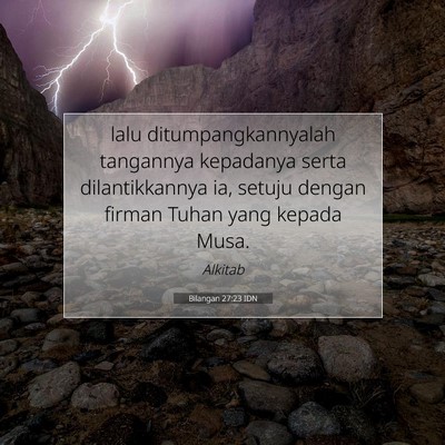 Bilangan 27:23 IDN Gambar Ayat Alkitab