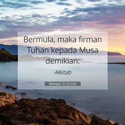 Bilangan 31:25 Ayat Alkitab Dijelaskan