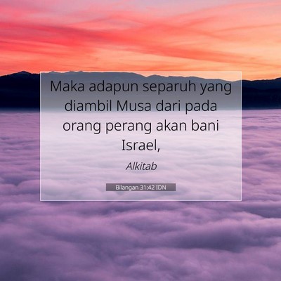 Bilangan 31:42 Ayat Alkitab Dijelaskan