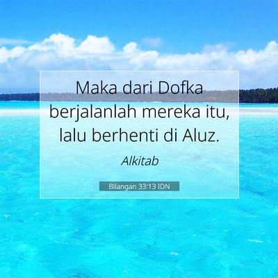 Bilangan 33:13 Ayat Alkitab Dijelaskan