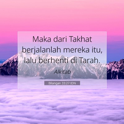 Bilangan 33:27 Ayat Alkitab Dijelaskan