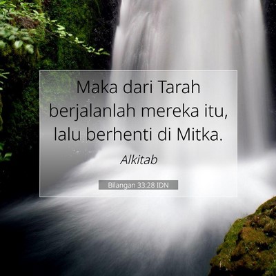 Bilangan 33:28 Ayat Alkitab Dijelaskan