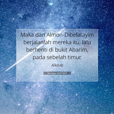 Bilangan 33:47 Ayat Alkitab Dijelaskan