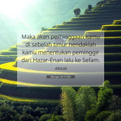 Bilangan 34:10 Ayat Alkitab Dijelaskan