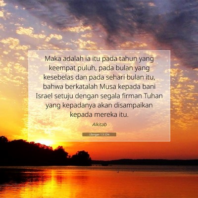 Ulangan 1:3 Ayat Alkitab Dijelaskan