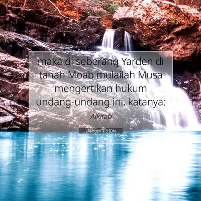 Ulangan 1:5 Ayat Alkitab Dijelaskan