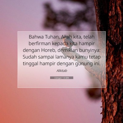 Ulangan 1:6 Ayat Alkitab Dijelaskan