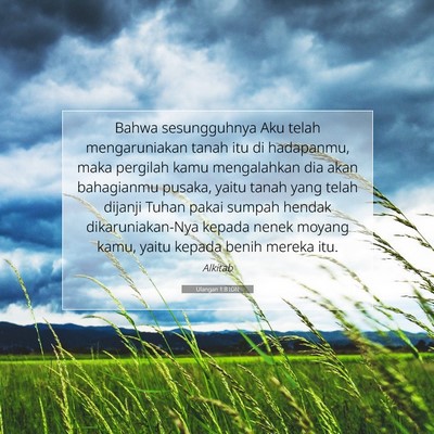 Ulangan 1:8 Ayat Alkitab Dijelaskan