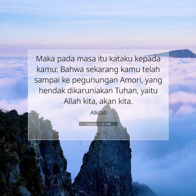 Ulangan 1:20 Ayat Alkitab Dijelaskan