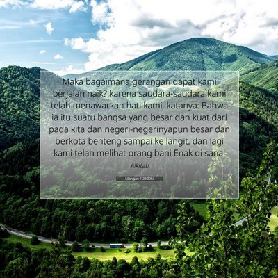 Ulangan 1:28 Ayat Alkitab Dijelaskan