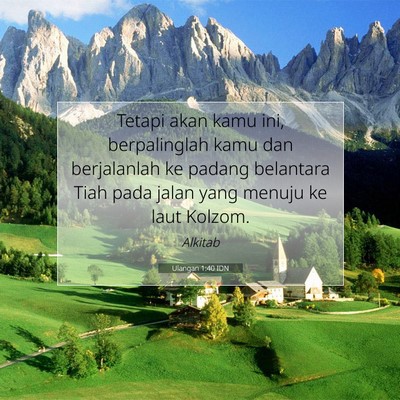 Ulangan 1:40 Ayat Alkitab Dijelaskan