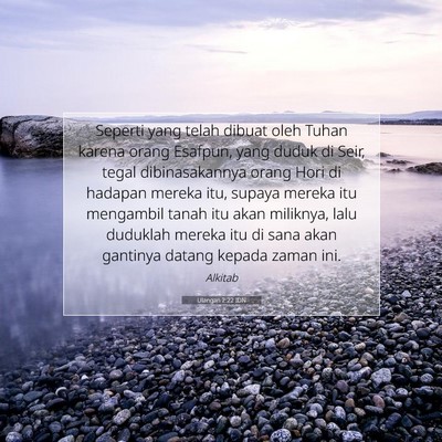 Ulangan 2:22 Ayat Alkitab Dijelaskan