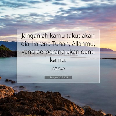 Ulangan 3:22 Ayat Alkitab Dijelaskan