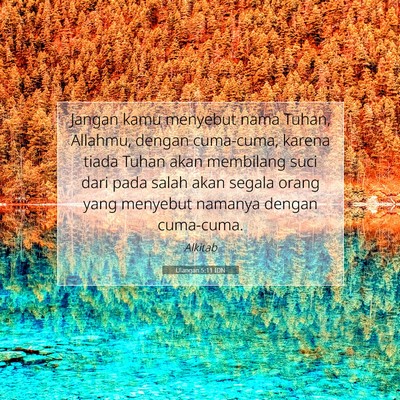 Ulangan 5:11 Ayat Alkitab Dijelaskan
